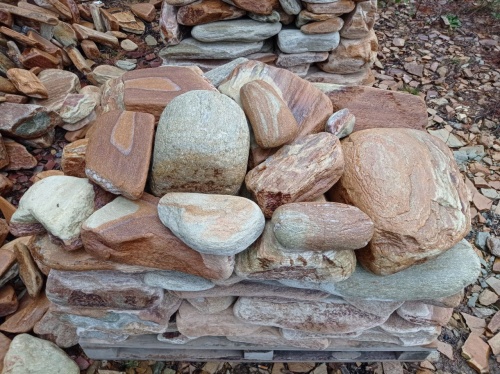 Златолит жёлтый, жёлто-зелёный глыбки и валуны для ланшафтного дизайна купить в Оханске