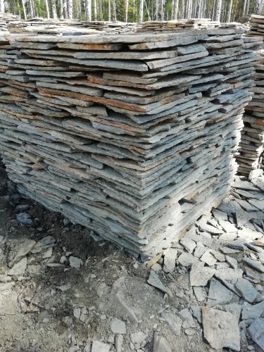 Плитняк златолит Уральский для цоколя, отмостки купить в Оханске